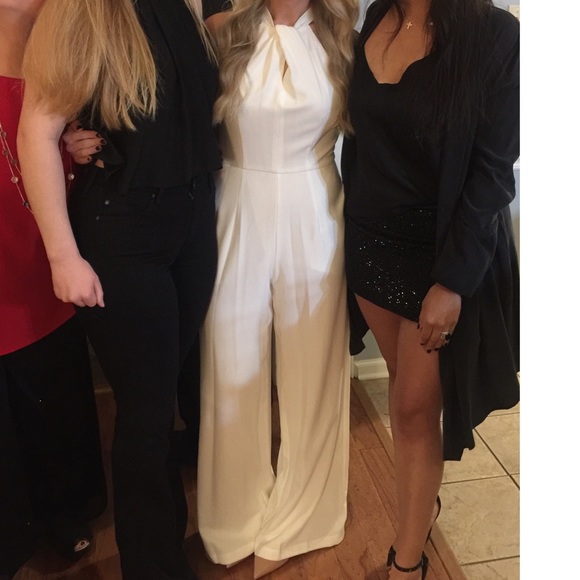 halter wide leg jumpsuit julia jordan
